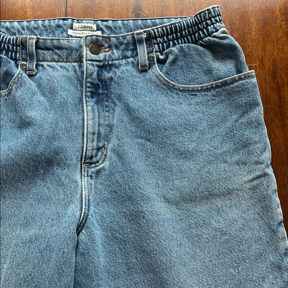 VTG LL Bean Flannel Lined Original Fit/Relaxed Jeans Size 14 - Picture 6 of 12